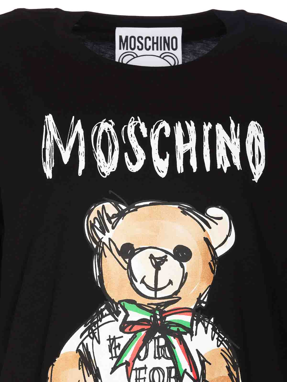 Shop Moschino Camiseta - Negro In Black