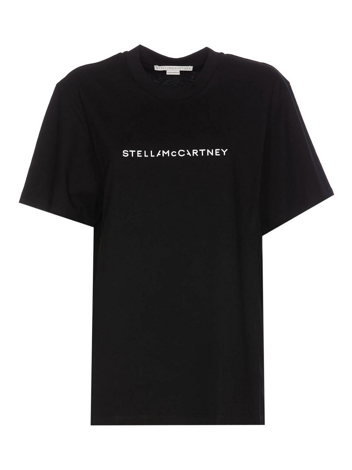 Shop Stella Mccartney Iconic Stella Logo T-shirt In Black