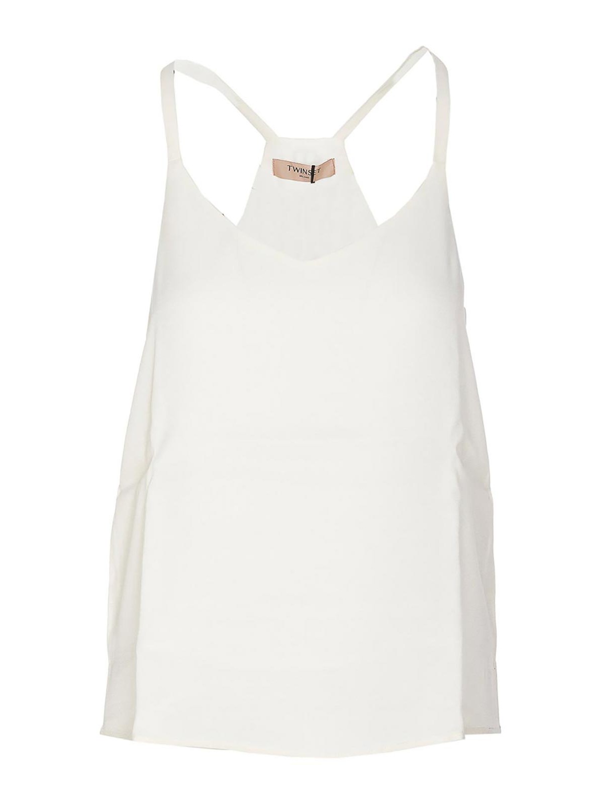 Shop Twinset Top - Blanco In White