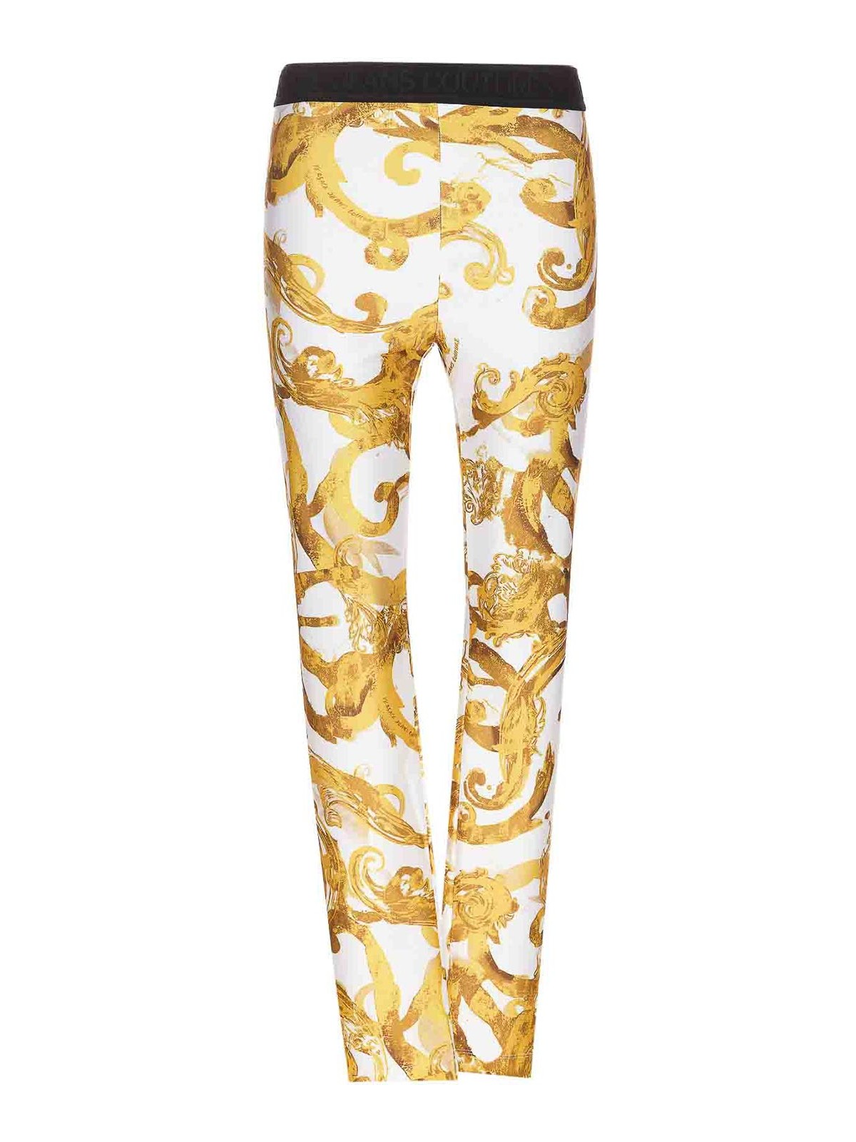 Shop Versace Jeans Couture Leggins - Blanco In White