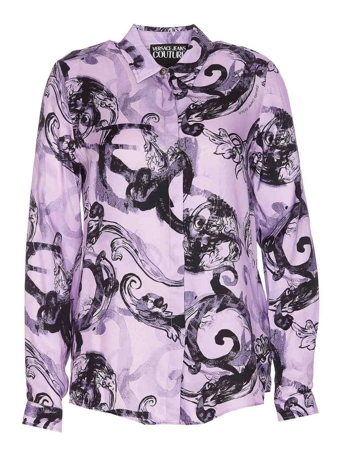 Shop Versace Jeans Couture Camisa - Púrpura In Purple