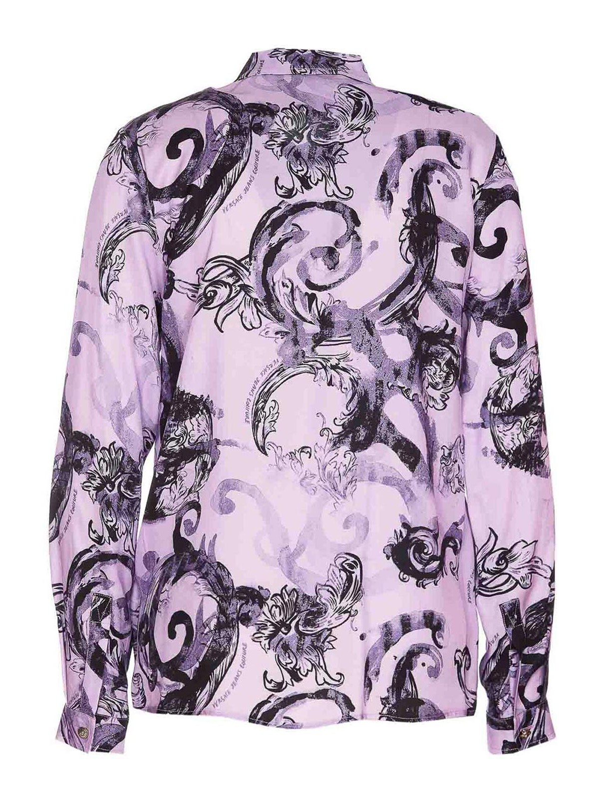 Shop Versace Jeans Couture Camisa - Púrpura In Purple