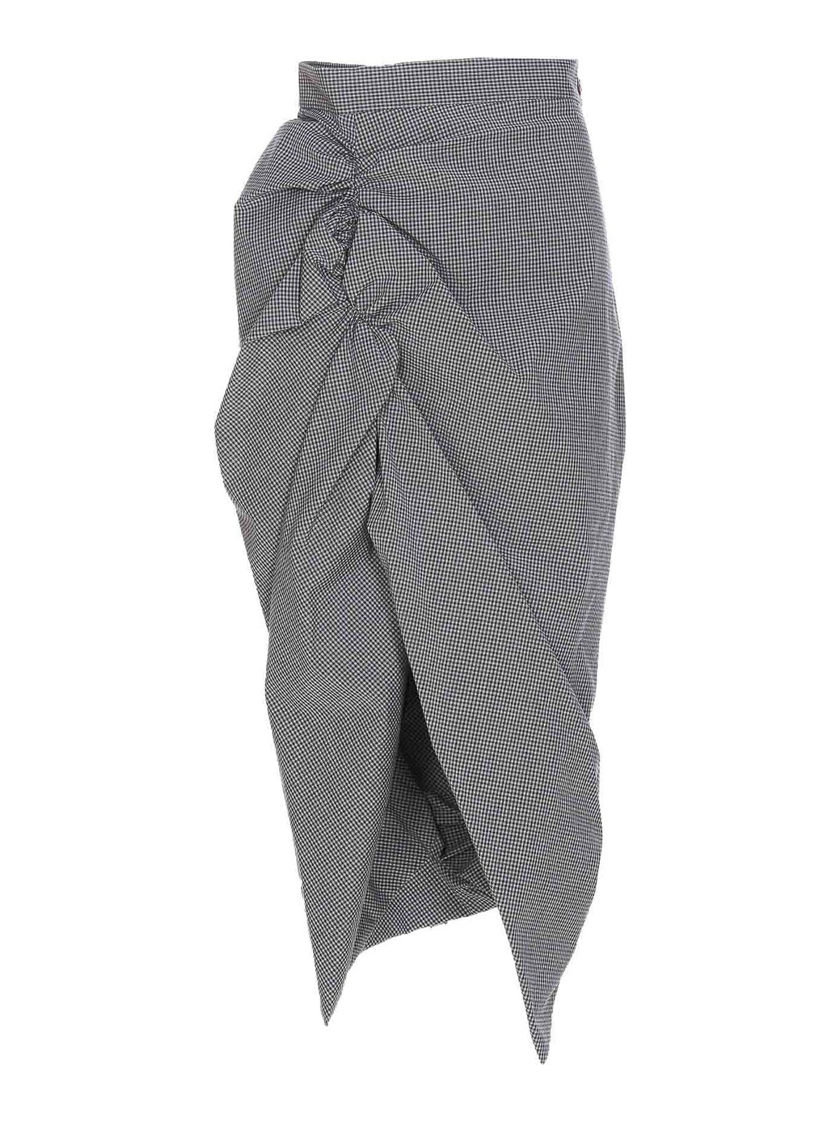 Shop Vivienne Westwood Skirt In Grey