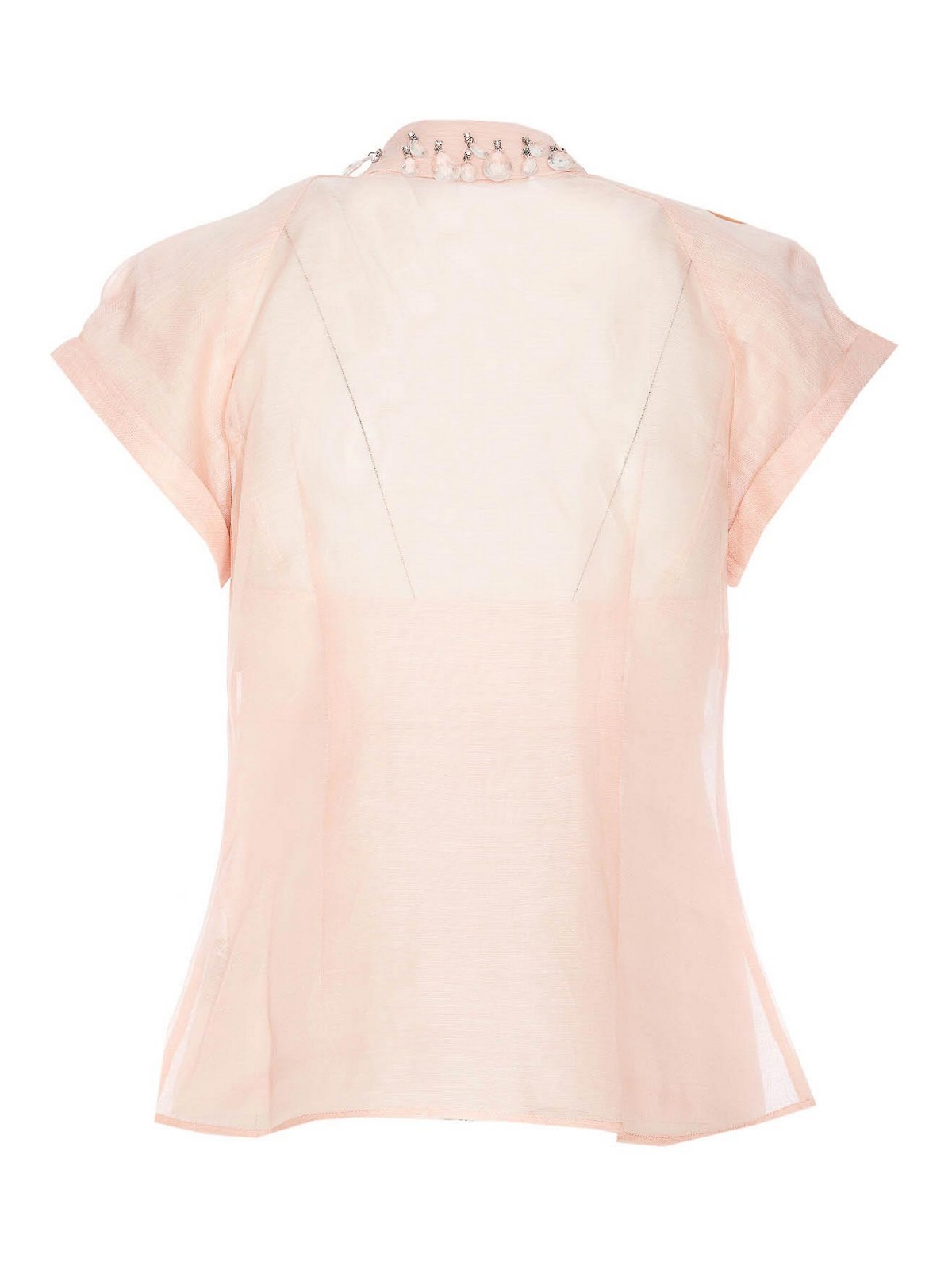 Shop Zimmermann Camisa - Color Carne Y Neutral In Nude & Neutrals