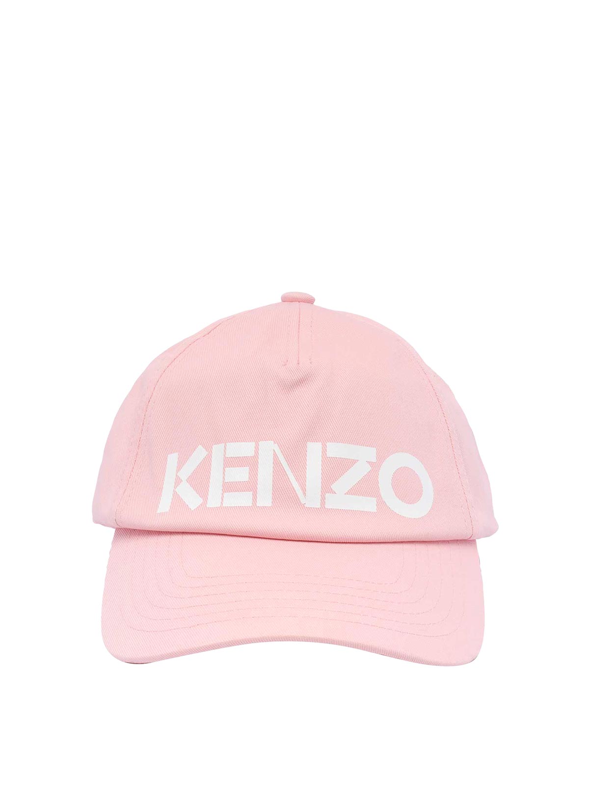 Shop Kenzo Logo Baseball Cap In Nude & Neutrals