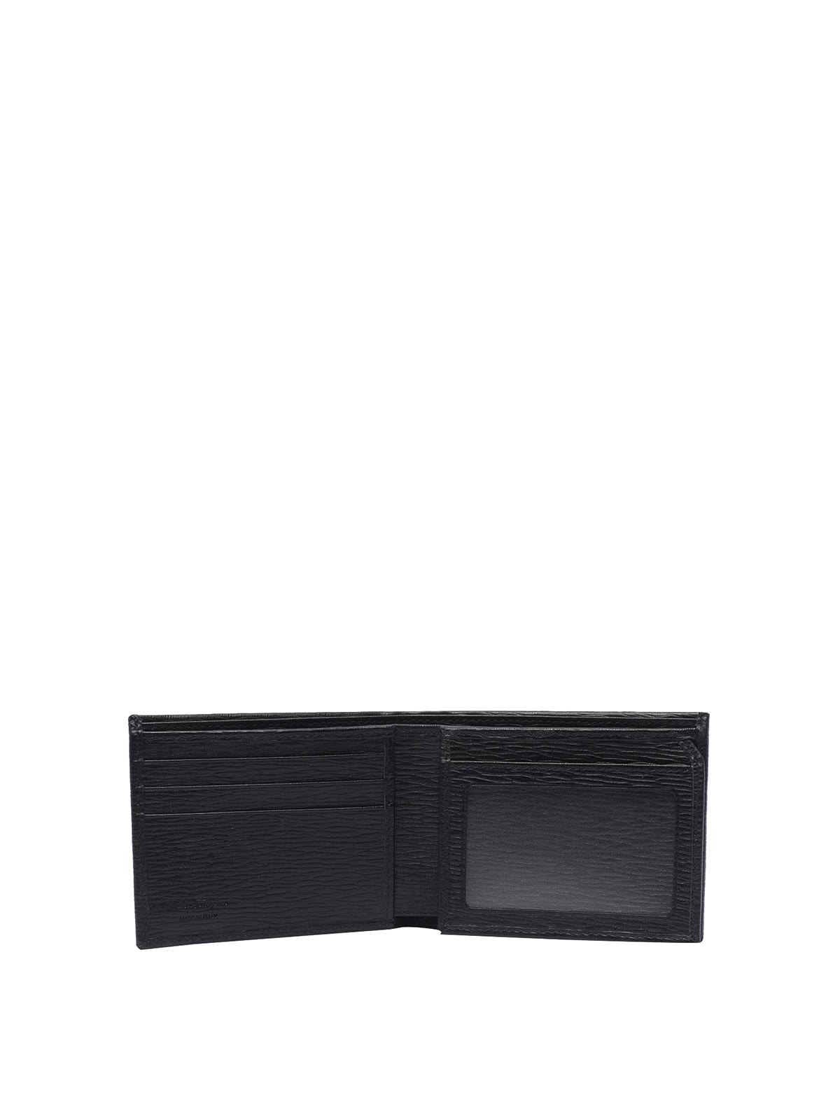 Shop Ferragamo Revival Gancini Wallet In Black