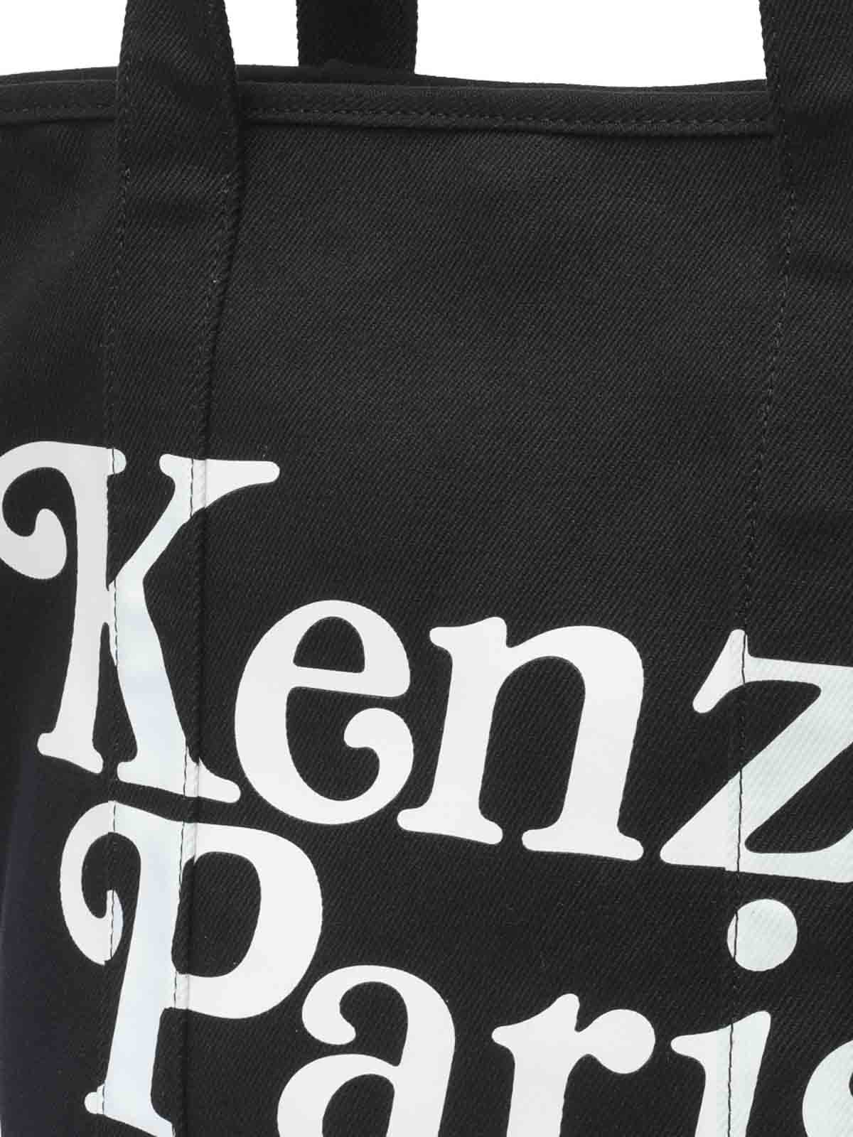 Shop Kenzo Paris Tote Bag In Black