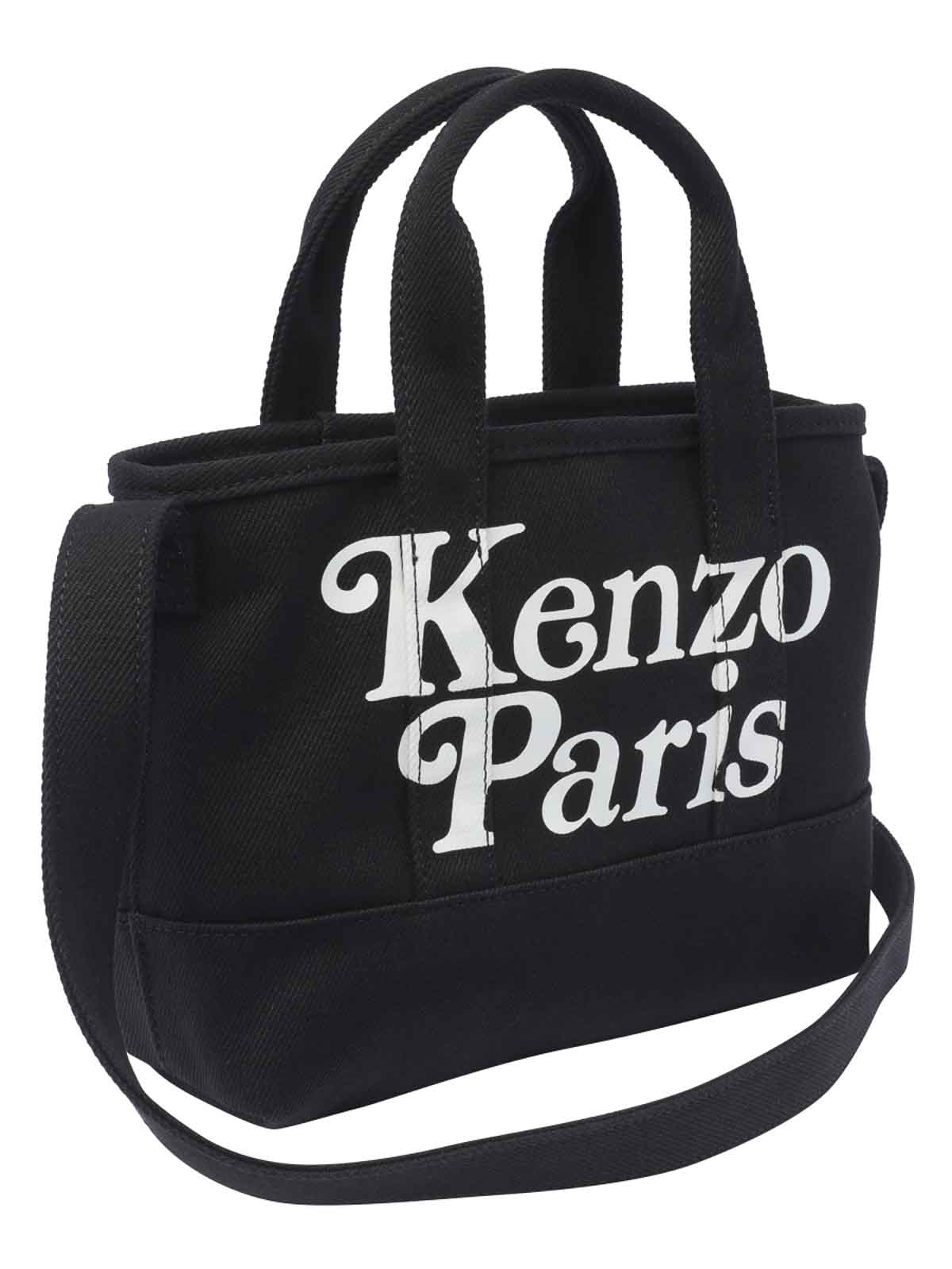 Shop Kenzo Small Paris Bag In Black