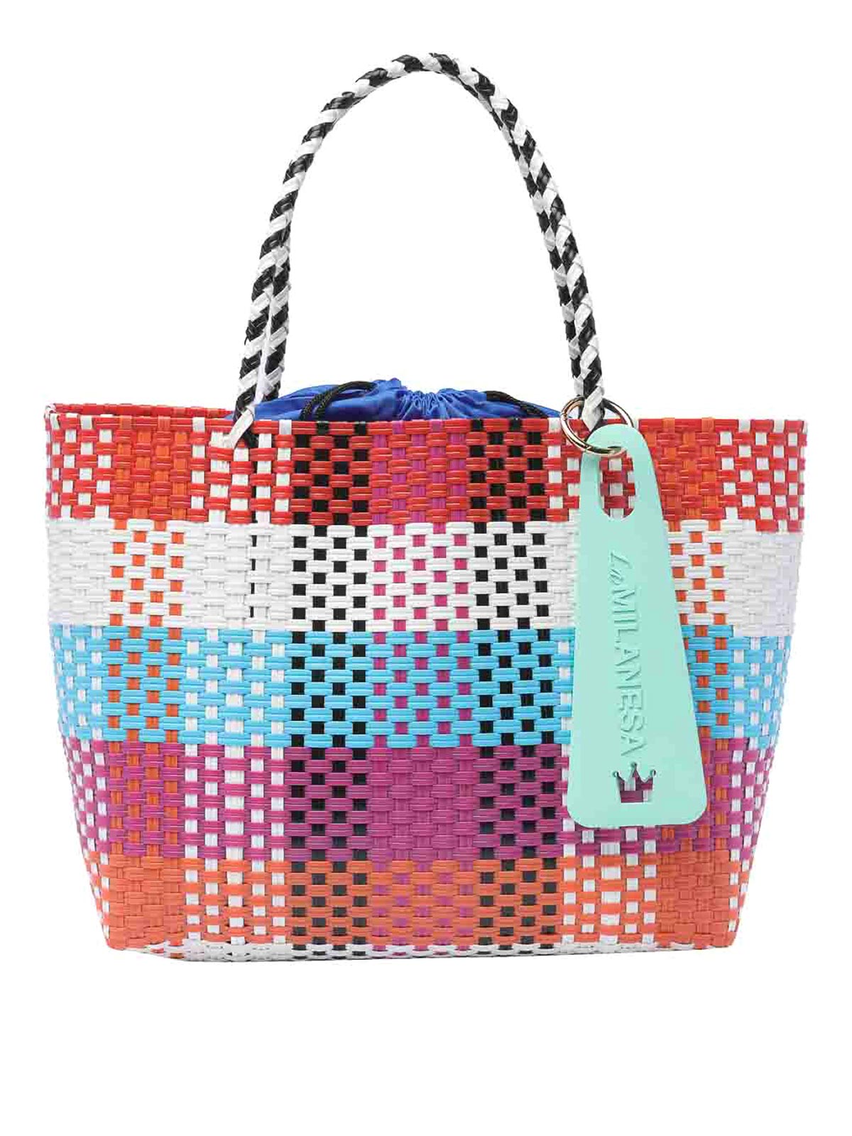 Shop La Milanesa Medium Negroni Hand Bag In Multicolour