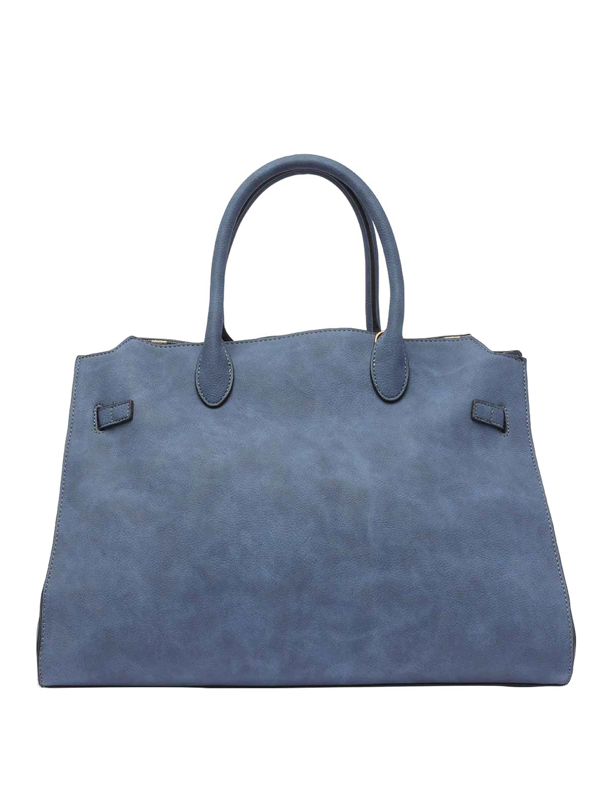 Shop Liu •jo Logo Satchel Bag In Blue
