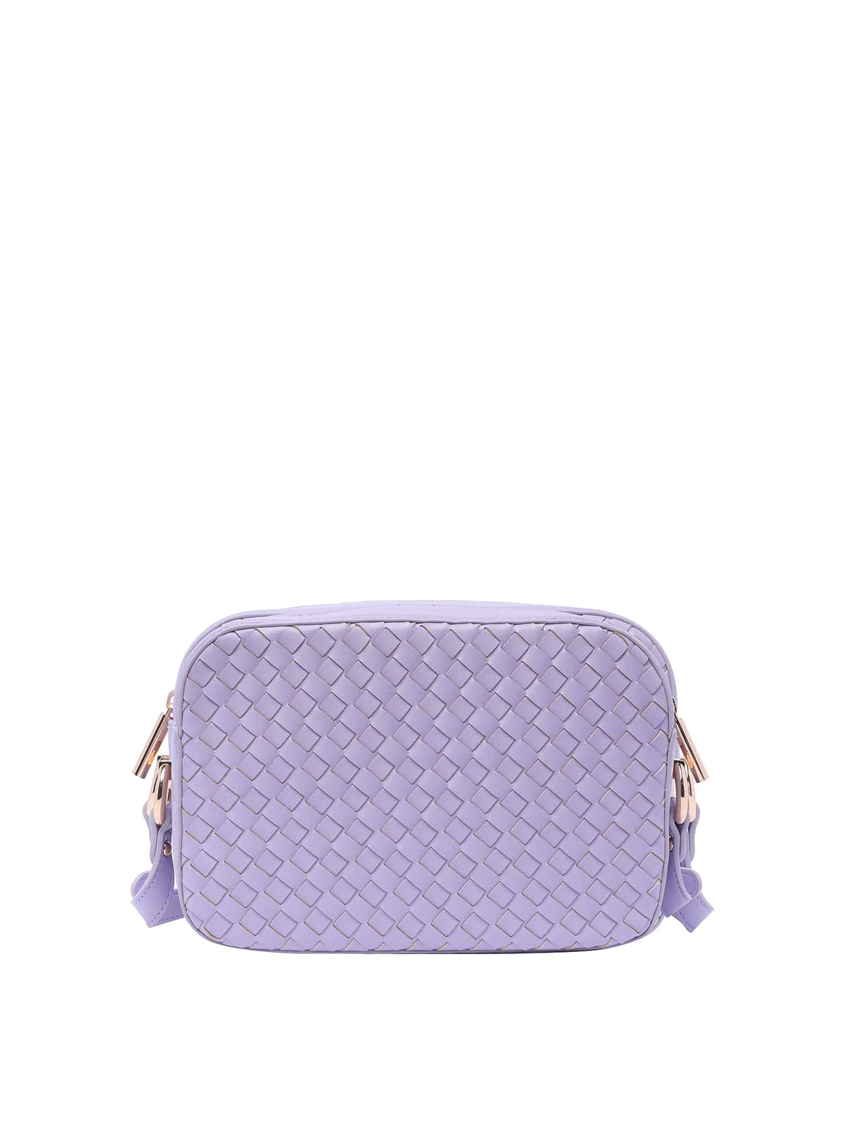 Shop Liu •jo Logo Camera Bag In Purple