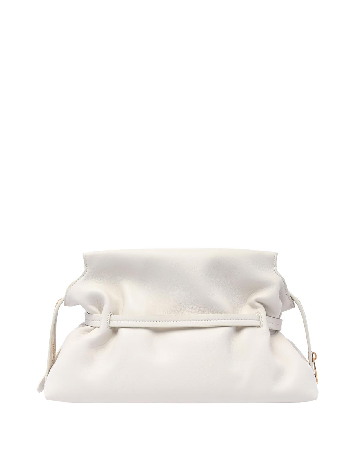 Shop Off-white White Zip-tie Clutch With Adaptable Strap