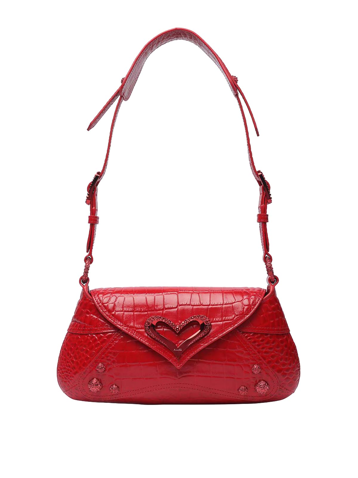 Shop Pinko Classic 520 Shoulder Bag In Red