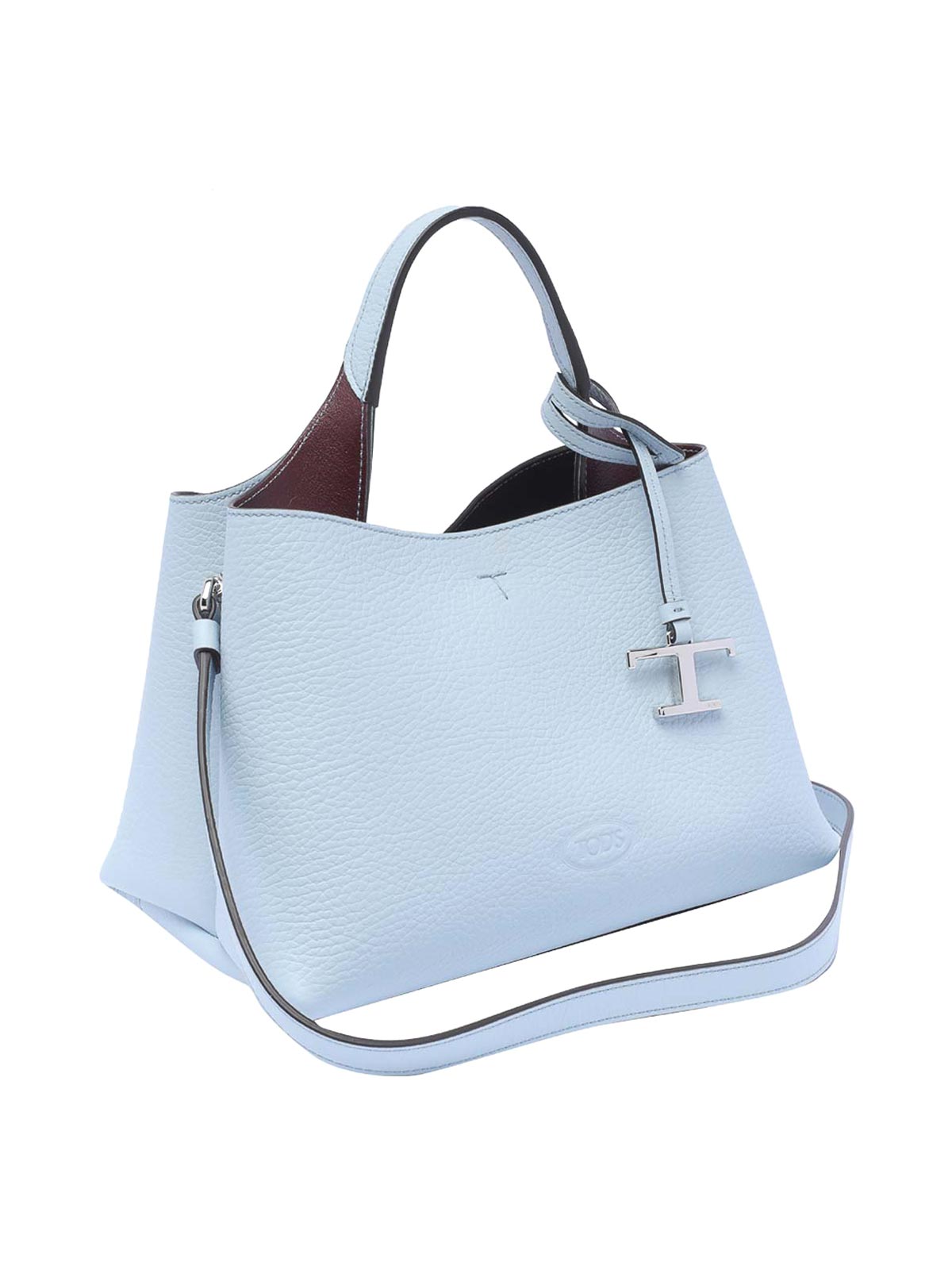 Shop Tod's Florida Handbag In Blue
