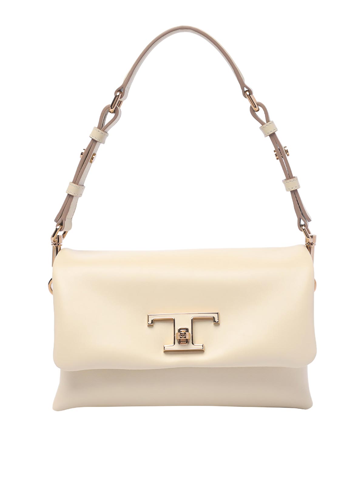 Shop Tod's Prime Shoulder Bag In Beige