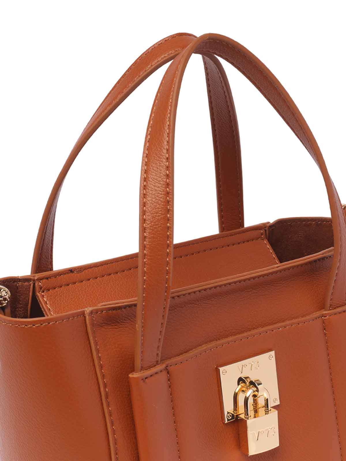 Shop V73 Titania Handbag In Brown