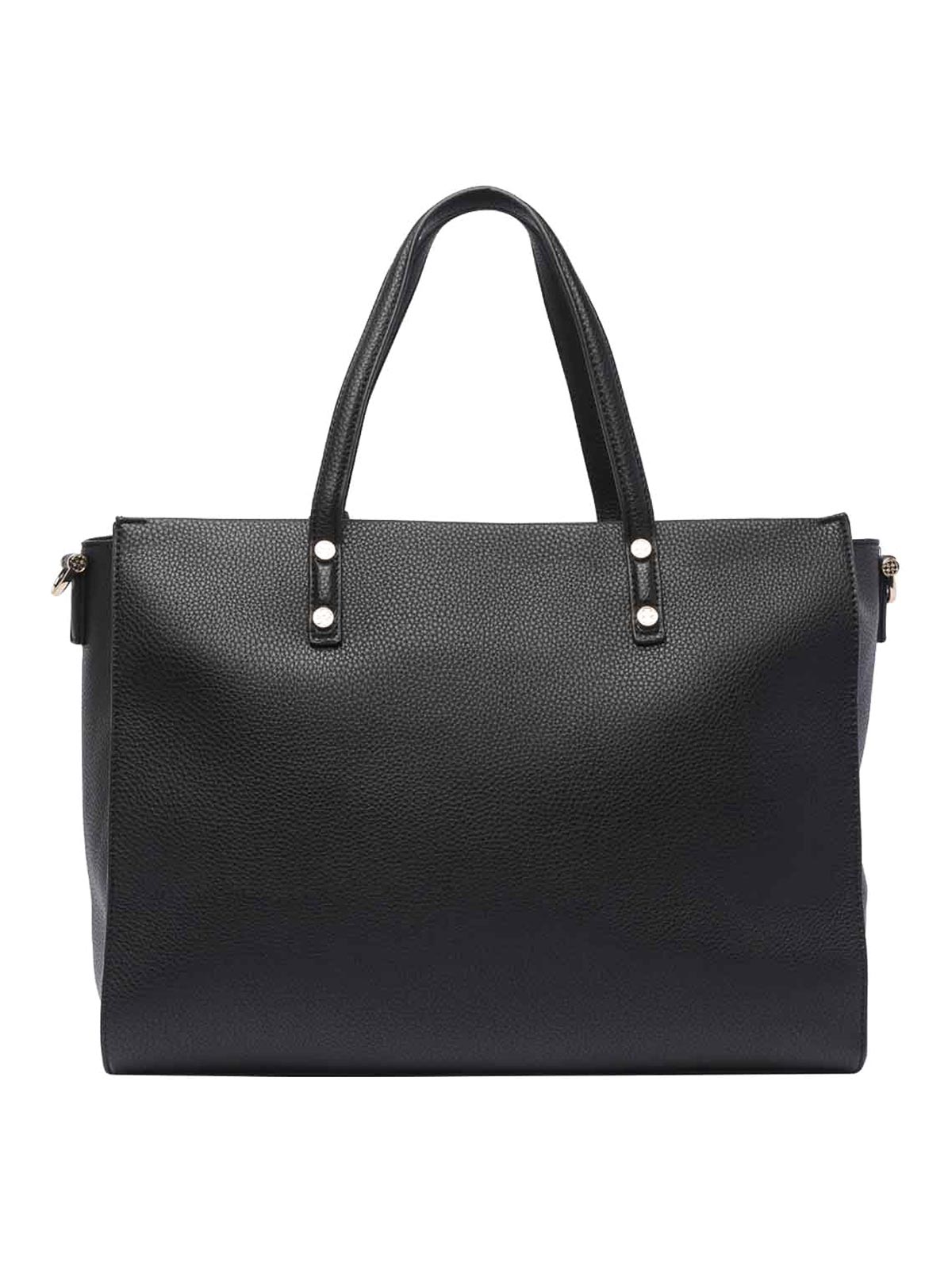 Shop V73 Elara Shopping Bag In Black