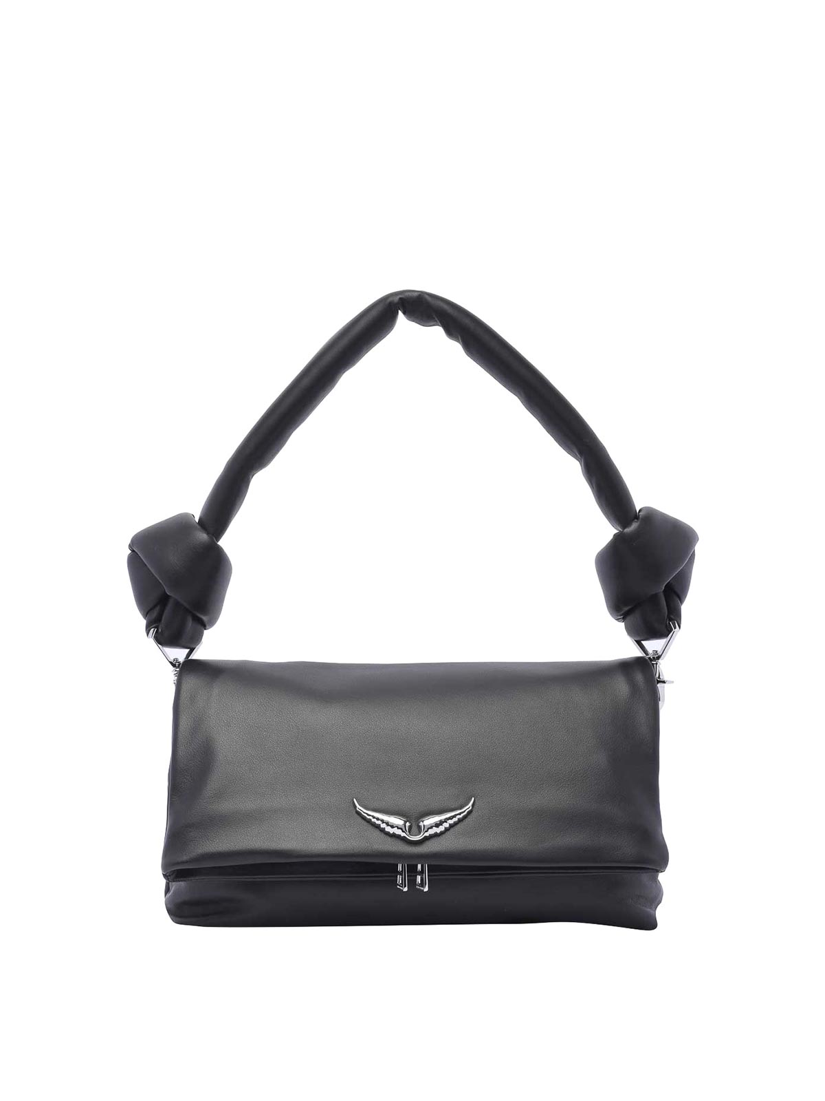 Shop Zadig & Voltaire Rocky Shoulder Bag In Black