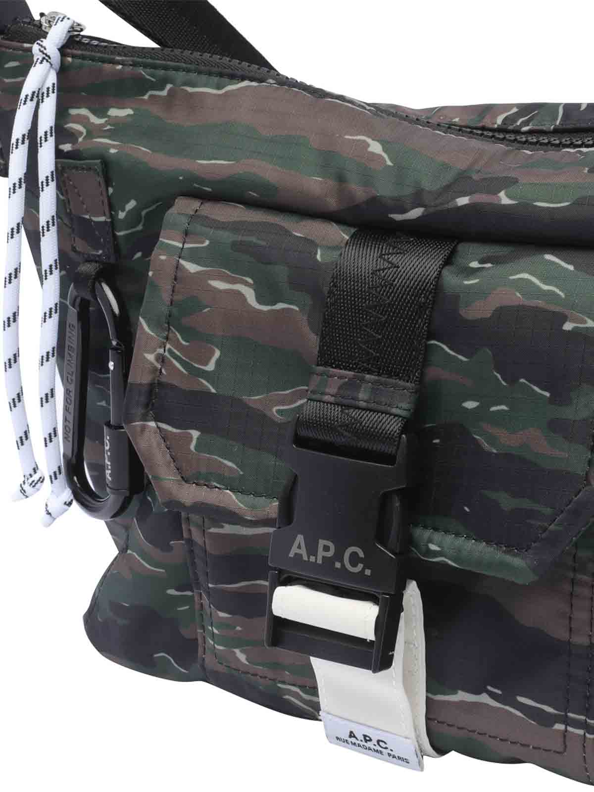 A.P.C. Besace trek crossbody bag - Green - Men | COGXEH61734JAA