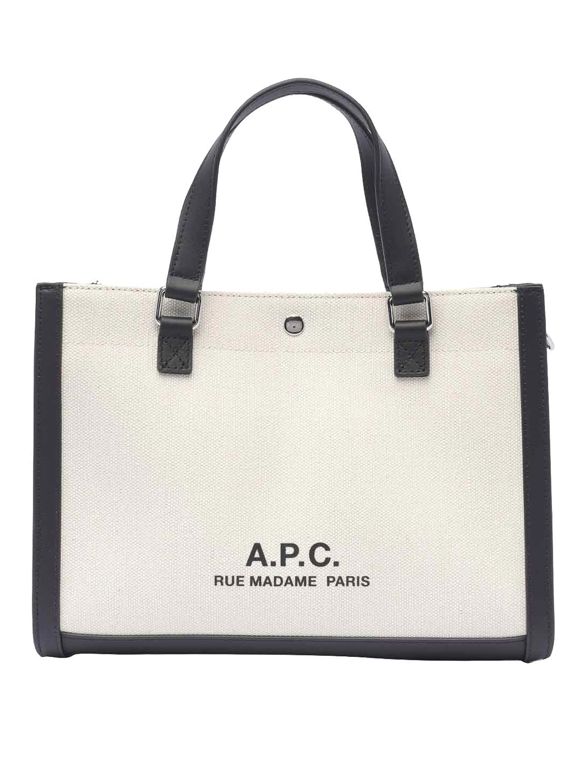 Shop Apc Camille 20 Tote Bag In Black