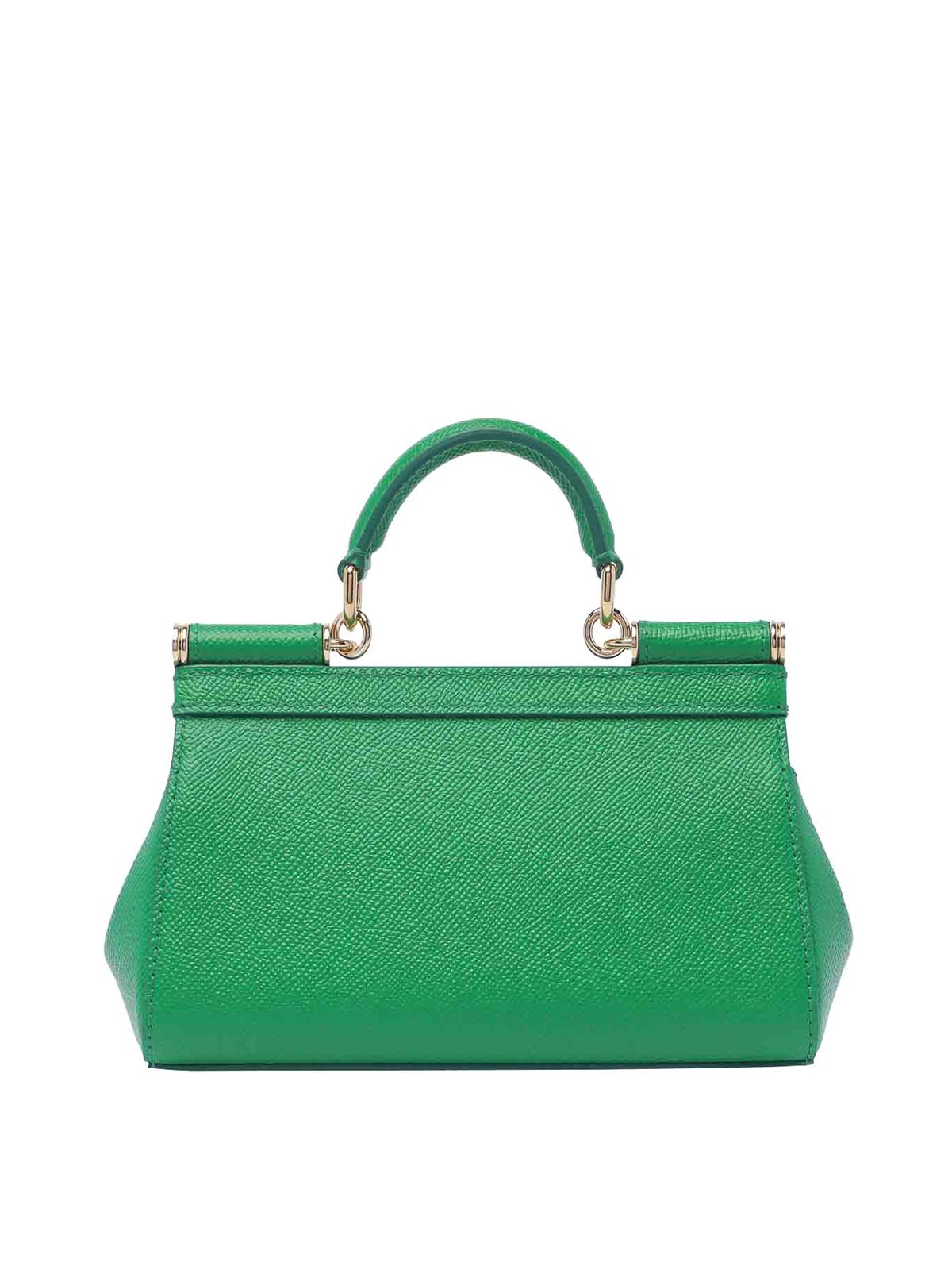 Shop Dolce & Gabbana Elongated Sicily Handbag In Green