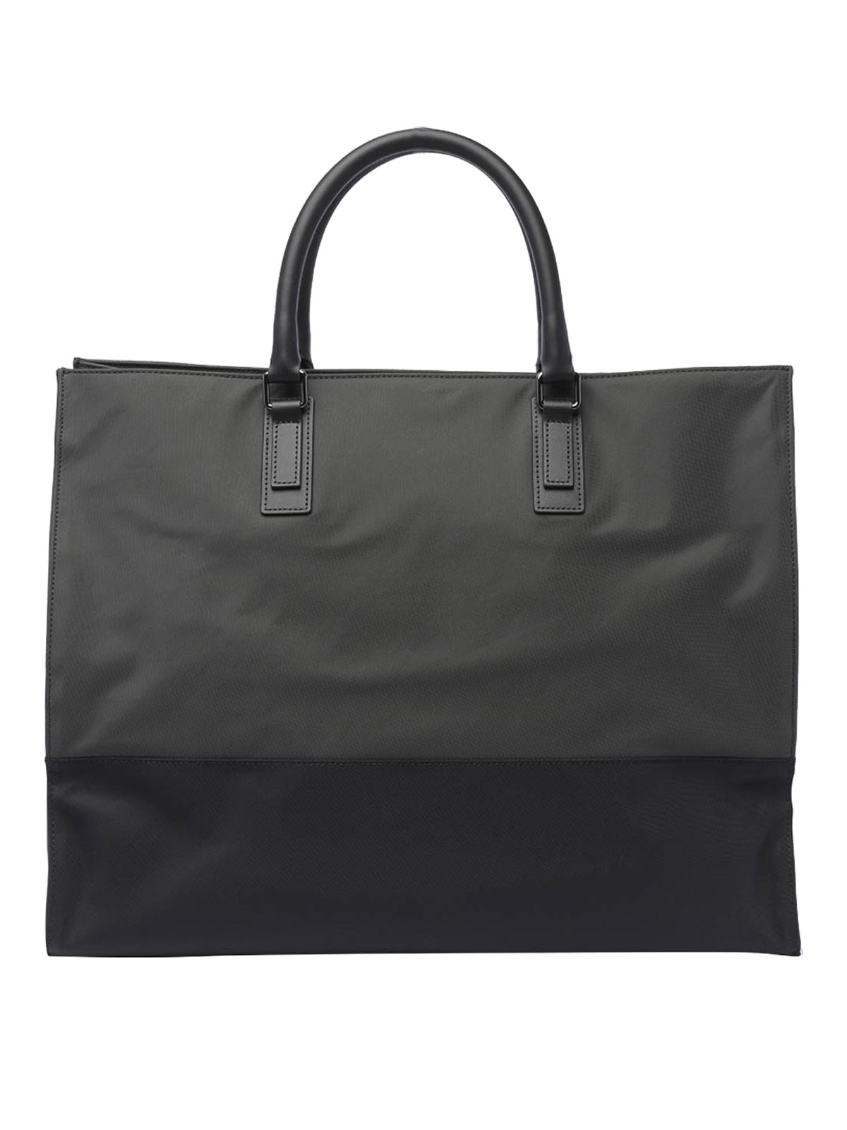 Shop Dsquared2 Dark Grey Urban Tote Bag With Zip