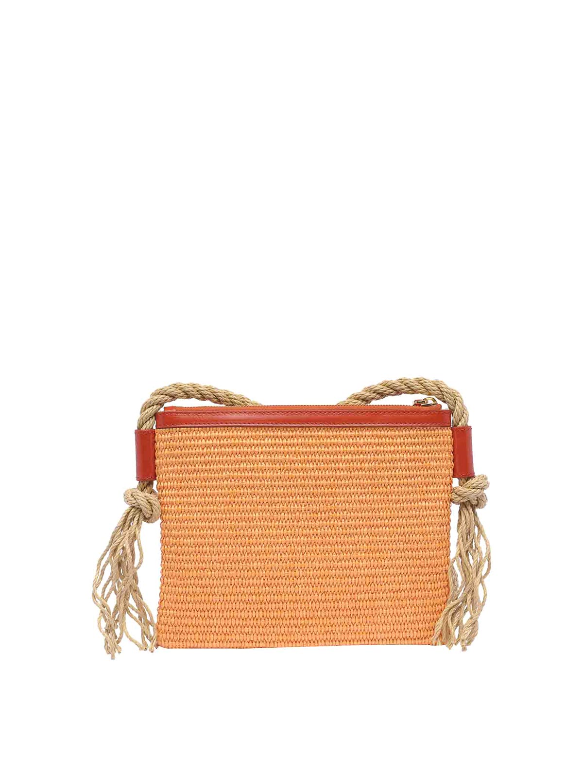 Shop Marni Marcel Summer Bag In Orange