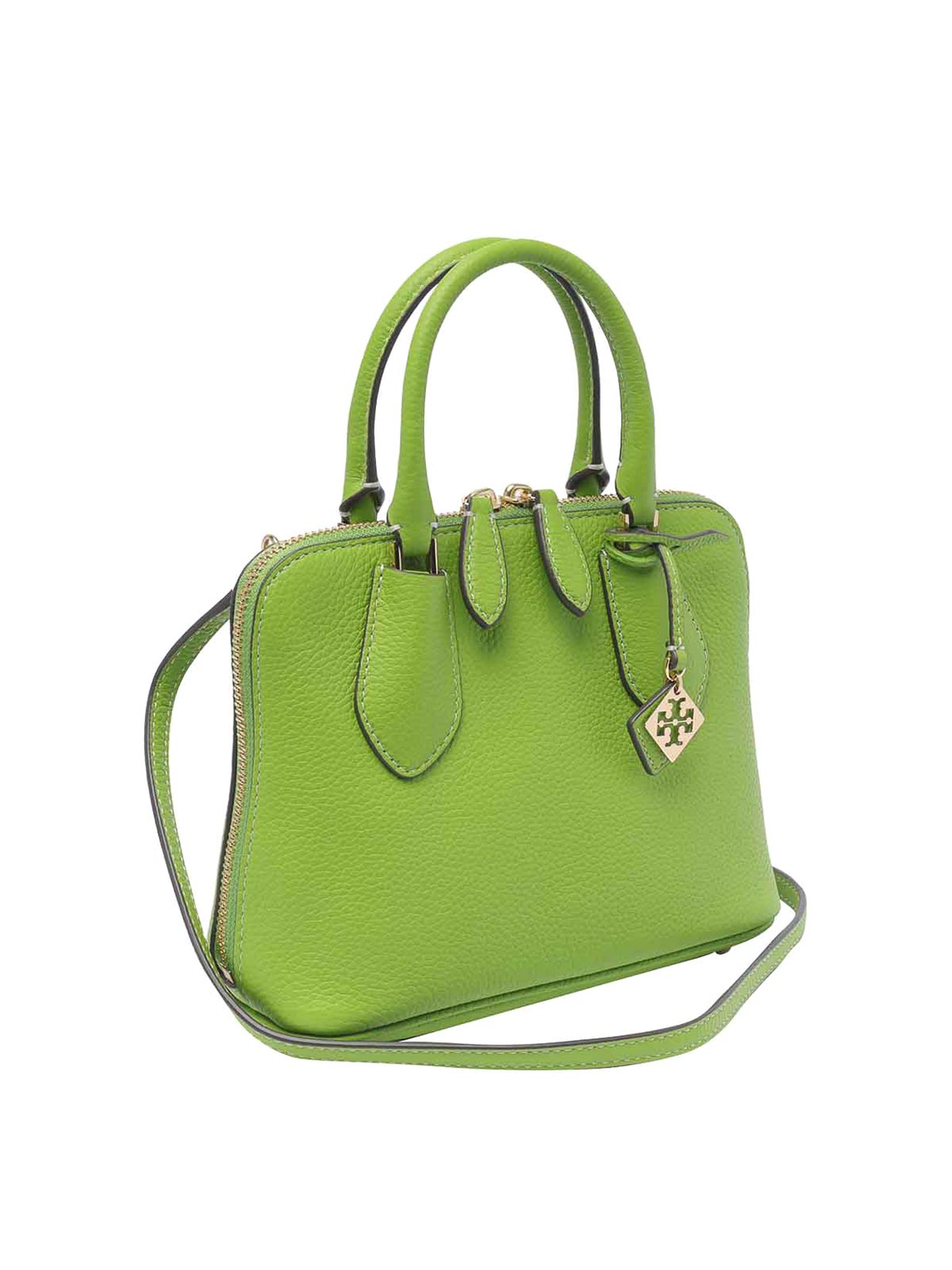 Shop Tory Burch Mini Swing Handbag In Green