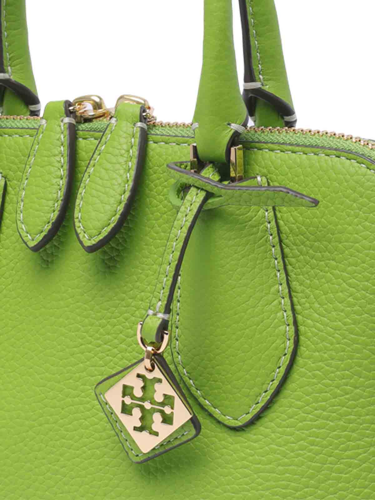 Shop Tory Burch Mini Swing Handbag In Green