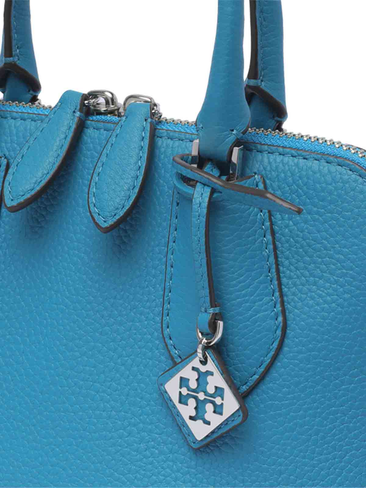 Shop Tory Burch Mini Swing Handbag In Blue