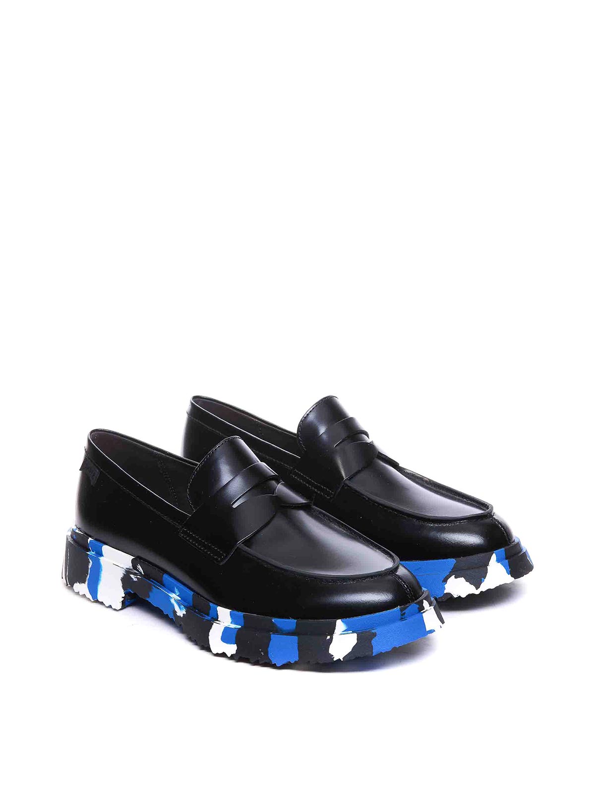 Shop Camper Multicolor Karst Sneakers With Round Toe In Black