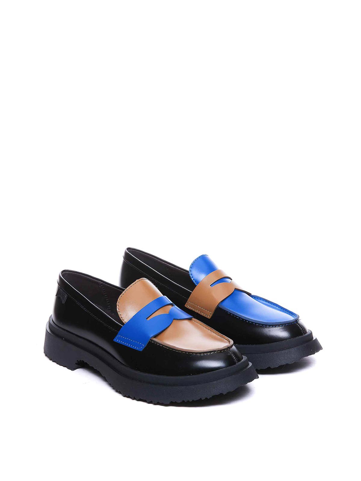 Shop Camper Black Thelma Loafers With Round Toe