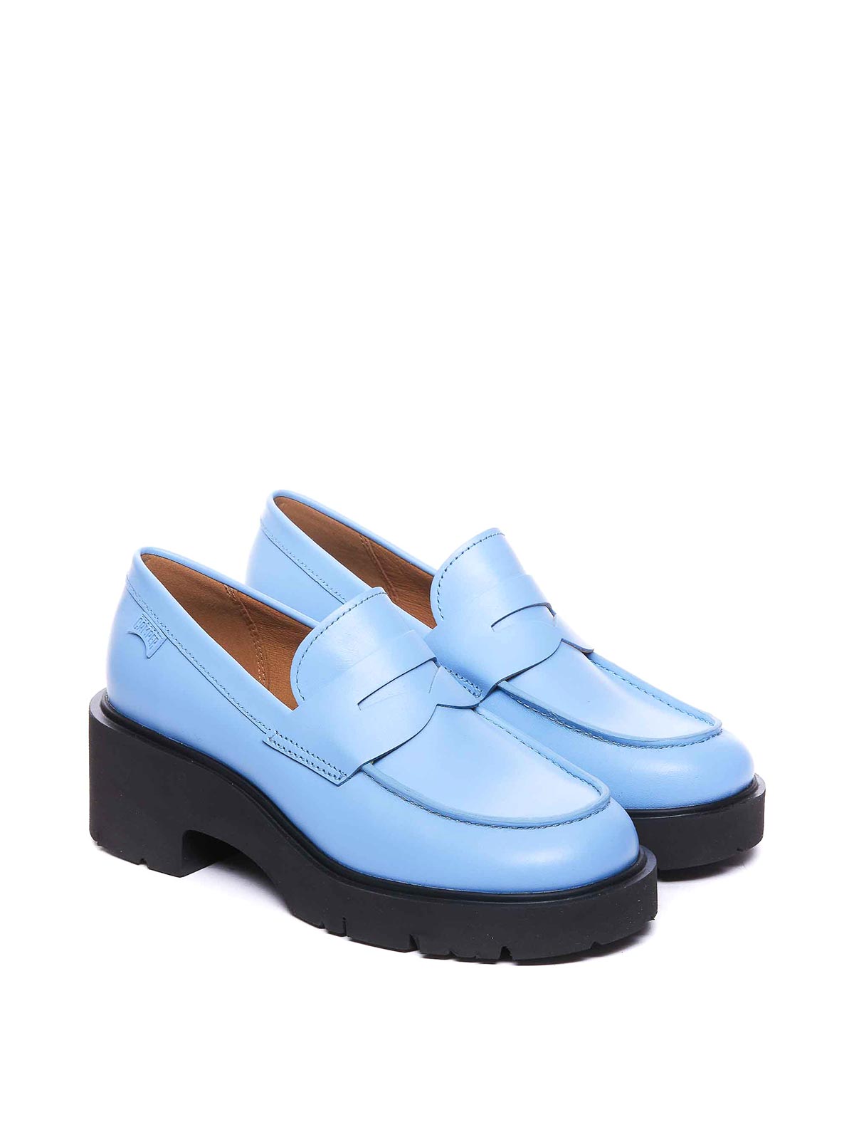 Shop Camper Light Blue Milah Loafers Slip On