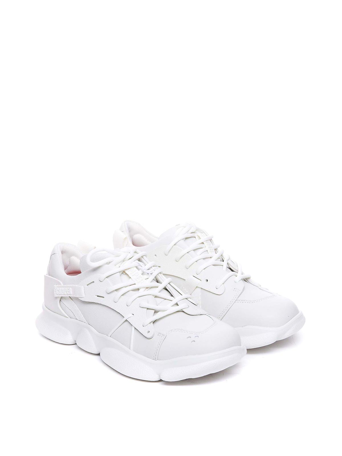 Shop Camper Multicolor Karst Sneakers With Round Toe In White