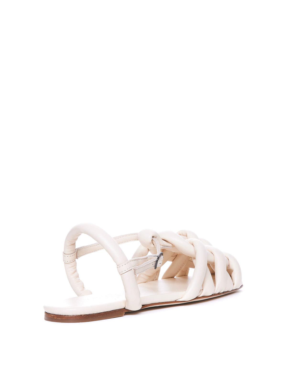 Shop Hereu Cabersa Sandals In White