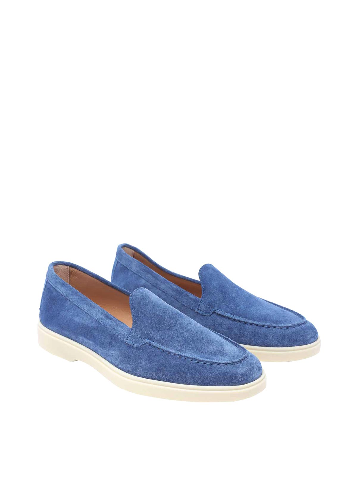 Shop Santoni Zapatos Clásicos - Azul In Blue
