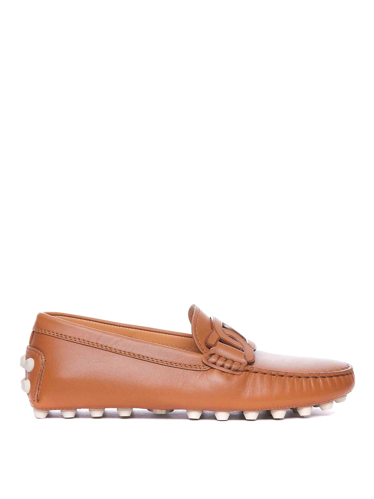 Shop Tod's Gommino Bubble Kate Loafers In Brown