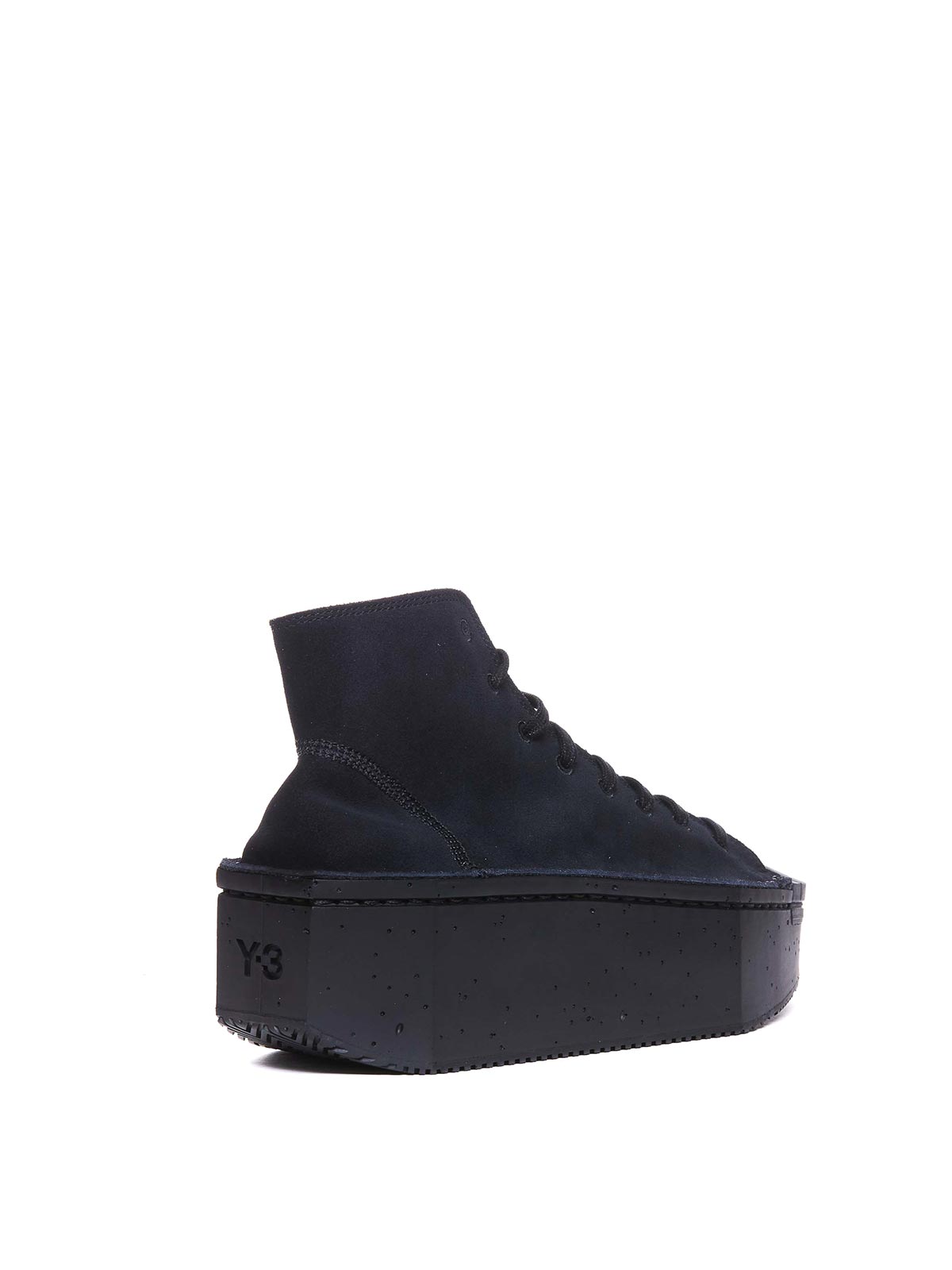 Shop Y-3 Kyasu Hi Sneakers In Black