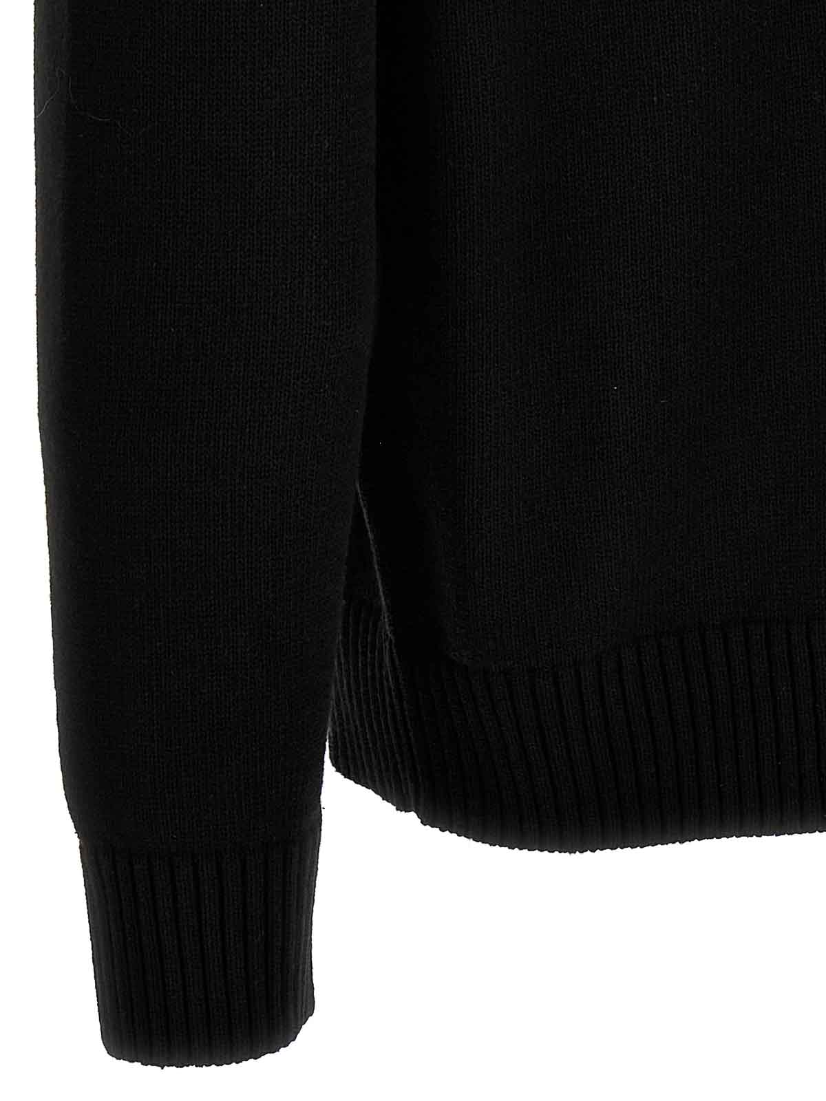 Shop Alyx Buckle Collar Sweater In Negro