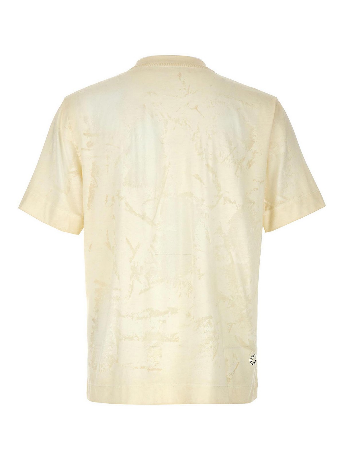 Shop Alyx Translucent Graphic T-shirt In Blanco
