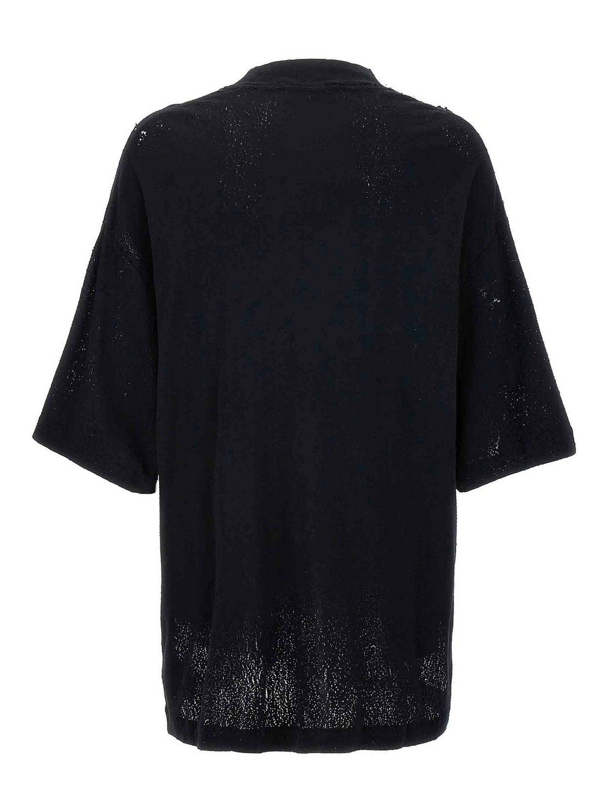 Shop Alyx Distressed Oversized T-shirt In Black
