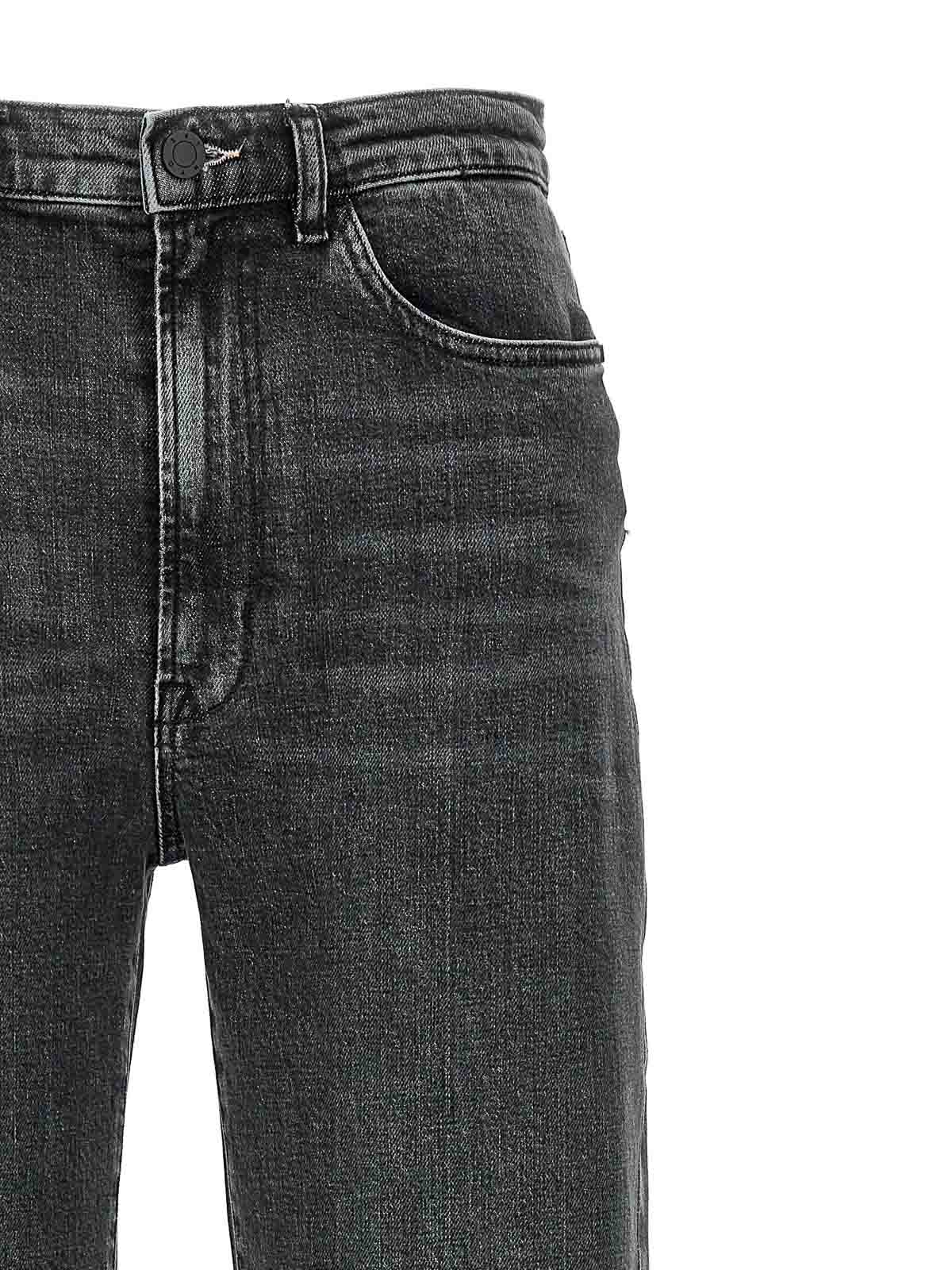 Shop 3x1 Kate Denim Jeans Button In Gris