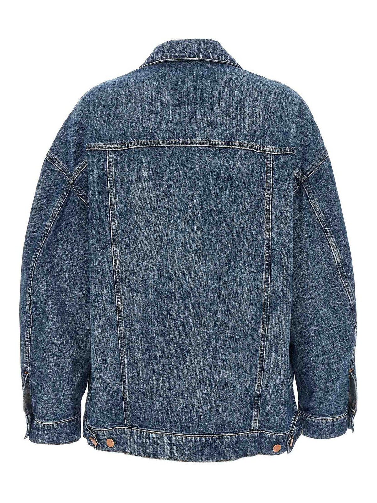 Shop 3x1 Dumbo Denim Jacket In Azul