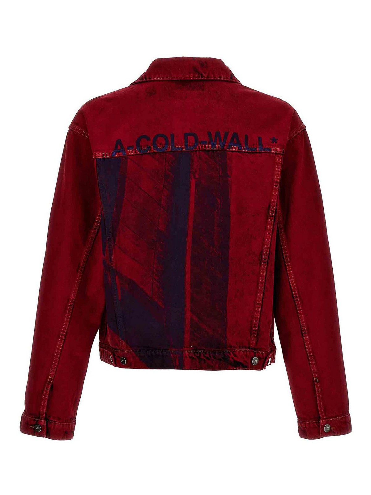 Shop A-cold-wall* Strand Trucker Jacket In Rojo