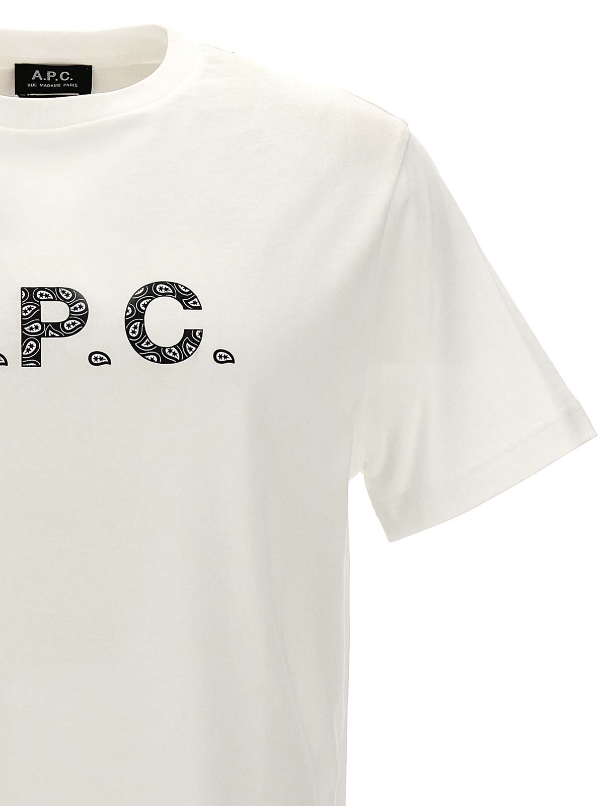 Shop Apc Camiseta - James In White