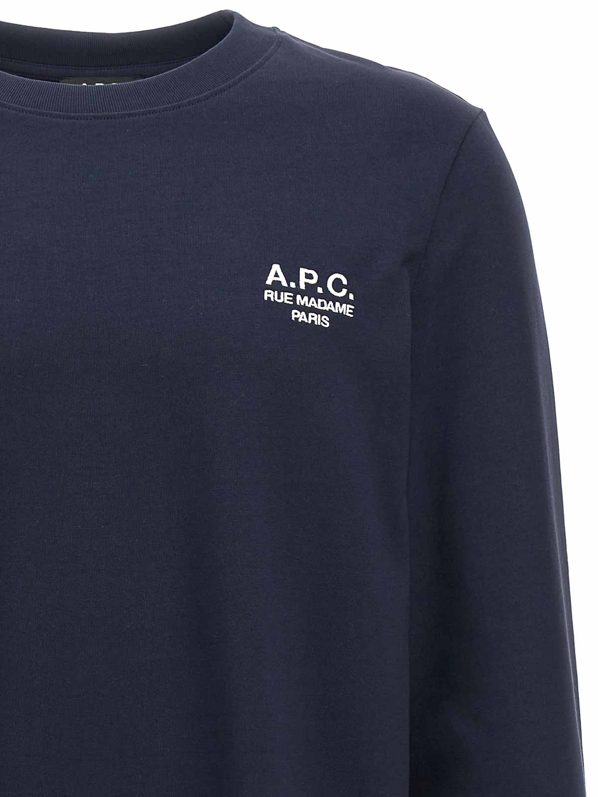Shop Apc Camiseta - Oliver In Blue