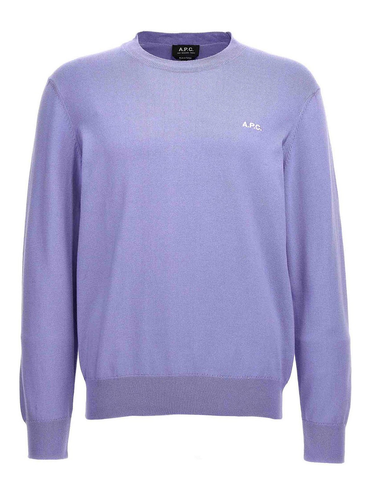 Shop Apc Melville Sweater In Purple