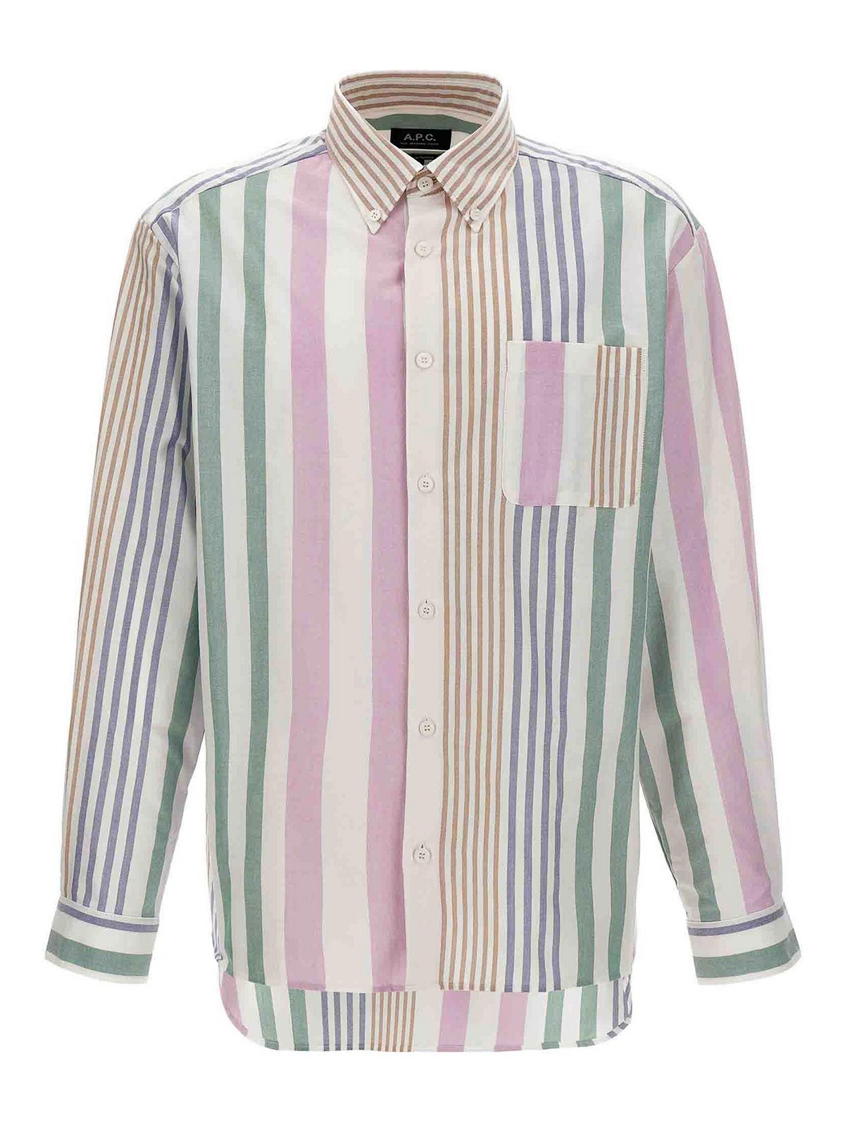 Shop Apc Camisa - Multicolor
