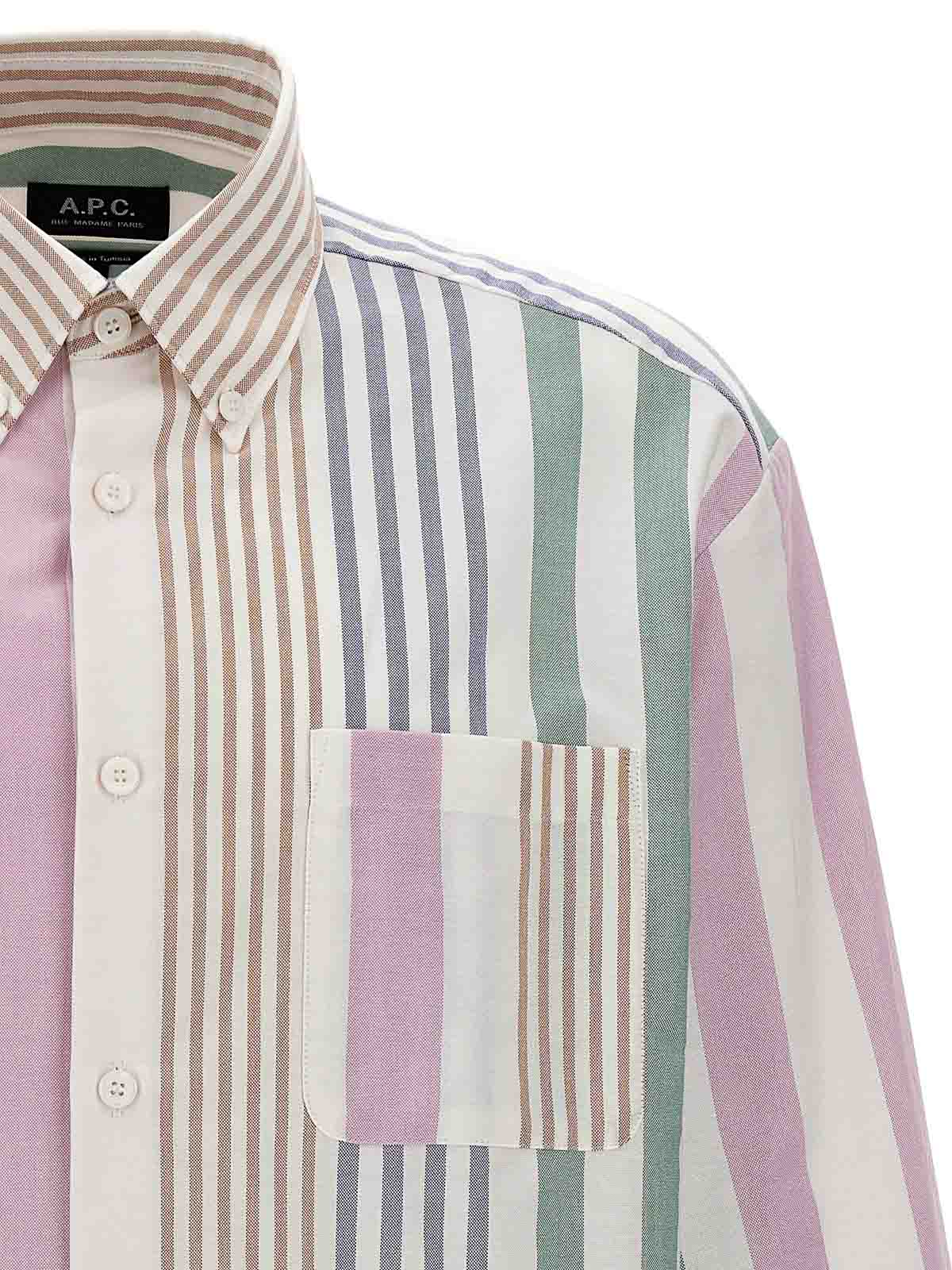 Shop Apc Camisa - Multicolor