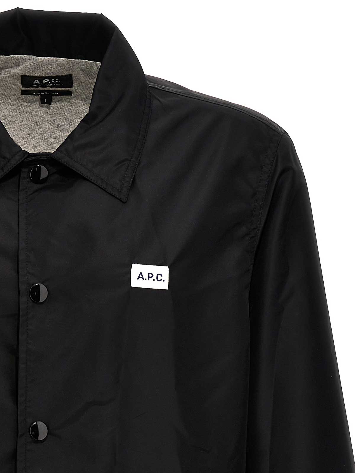 Shop Apc Aleksi Jacket In Negro